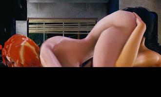  【3D】菲尔被闺蜜后入抽插 