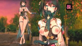  3DMMD崩坏御姐阮梅《极乐净土》纯舞妖娆诱惑：扭动腰肢极致挑逗 